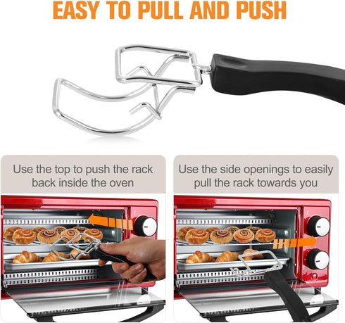 Dimber Tray Extractor for Air Fryer - Grills Extractor for Kitchen Oven - Each Holds Up to 10 lbs - Oven Rack Puller - Air Fryer Accessories - Tra...