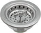 Spin and Seal Kitchen Basket Strainer Solid Stainless Steel Construction Fits 3-1/2"-4" Universal Fit, Removable Spin and Seal Strainer Assembly, ...