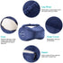 Knee Pillow for Side Sleepers - Sciatica Pain Relief - Back Pain, Leg Pain, Pregnancy, Hip and Joint Pain Memory Foam Leg Pillow (Pillow+Sleep Mas...