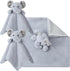 3 Pieces Plush Baby Security Blanket 14 Inch Lovey Soft Fluffy Snuggle Toy Loveys for Babies Stuffed Gift for Newborn, Infant, Toddler, Boys and G...