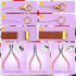 982 Pieces Jewelry Making Repair Kit with Jewelry Jump Rings Lobster Clasps 3 Pieces Jewelry Pliers Soft Tape Measure Brass Jump Ring Opener Jewel...