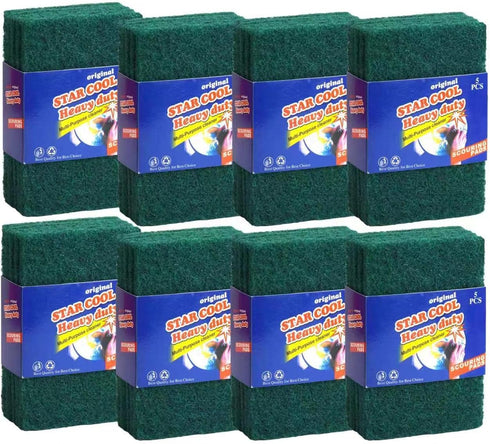 Heavy Duty Scrub Sponge, Scratch Free Home Kitchen Dual-Sided Dishwashing Sponge, Sponge scouring pad,for Kitchen, Sink, Dish, Bathtub, Wall 40PCS...