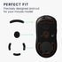 kwmobile Mouse Feet Replacement Compatible with Logitech G Pro Wireless Gaming Computer Mouse Skates Sticker - Black...
