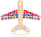 Rhinestone Creative Brooch Airplane Shape Brooches Elegant American Flag Pin Brooch for Women Gift...