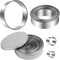 Round Cookie Cutters Set 12 Pieces Bistcuit Cookie Cutters Circle Pastry Cutters Round Donut Ring Molds for Baking for Pastries Doughs Doughnuts...