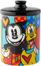 Enesco 6004977 Disney by Britto Mickey Mouse and Pluto Candy Jar Canister, 6 Inch...