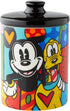 Enesco 6004977 Disney by Britto Mickey Mouse and Pluto Candy Jar Canister, 6 Inch...