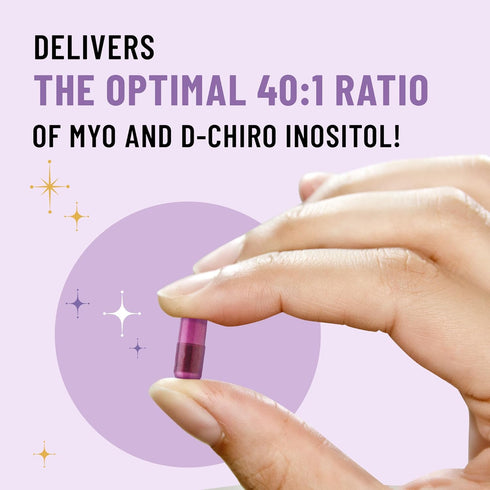 Legendairy Milk Pure Inositol Supplement - Myo Inositol and D-Chiro Inositol Capsules - Ideal 40:1 Ratio - Ovarian & Fertility Support for Women -...