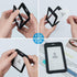 DaKuan 6 PCS ID Badge Holder, Double-Sided Transparent Vertical & Horizontal ID Card Holders, Hard Black Plastic Case Waterproof Card Holder for O...