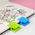 GRTARD Magnetic Clips 6Pack Magnet Metal Clips, Whiteboard Magnet Clip Strong Refrigerator Magnets Clips for Home, School, Hanging Photos, Memo No...