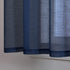 Navy Kitchen Curtains 36 Inch Length for Basement Window Small Pair Rod Pocket Semi Sheer Faux Linen Short Cafe Curtain Tier RV Summer Drapes for ...