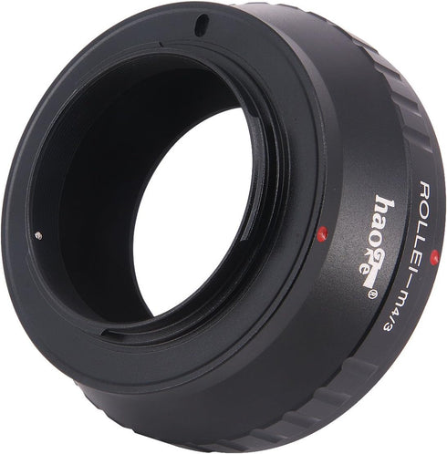 Haoge Manual Lens Mount Adapter for Rollei 35 SL35 QBM Quick Bayonet Mount Lens to Olympus Micro Four Thirds MFT M4/3 M43 Mount Camera...