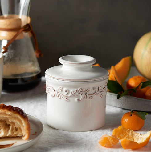 Butter Bell - The Original Butter Bell crock by L Tremain, a Countertop French Ceramic Butter Dish Keeper for Spreadable Butter, Antique Collectio...