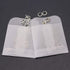 60 Pieces 6x6cm/2.36x2.36inch White Translucent Butter Paper Envelope Bag, Small Bag for Jewelry Ring Tag Photo...
