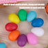 LovesTown 18PCS Plastic Egg Shakers Set, Percussion Instruments Musical Egg Maracas Easter Egg for Kids Toys Music Learning DIY Painting...