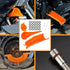 Oil Change Kit Tool, Oil Funnels Set for Harley Davidson Accessories, Motorcycle Primary Case Oil Funnel, 20PCS 11105 Drain Plug O-Ring...