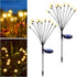 2 Pack Solar Powered Firefly Lights, 20 LEDs Waterproof Garden Firefly Lights, Swaying Lights, 2 Modes, Outdoor Solar Firefly Lights for Party Gar...