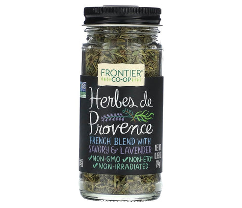 Frontier Co-op Herbes De Provence, 0.85 Ounce, French Blend of Aromatic Savory, Thyme, Rosemary, Basil Tarragon & Lavender...