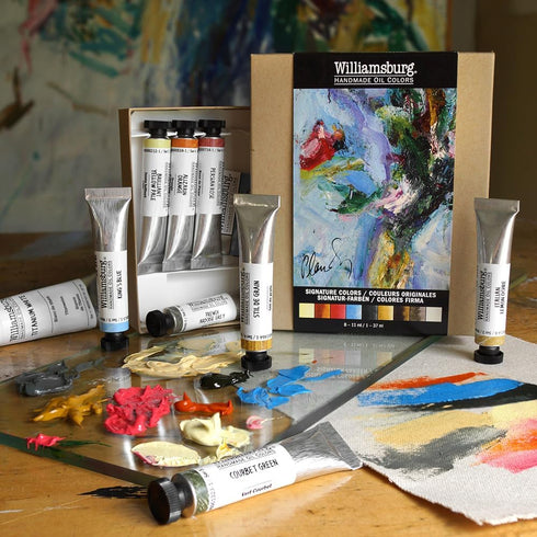 Williamsburg Artist Oil Colors by GOLDEN, Signature Colors 11ml Set...