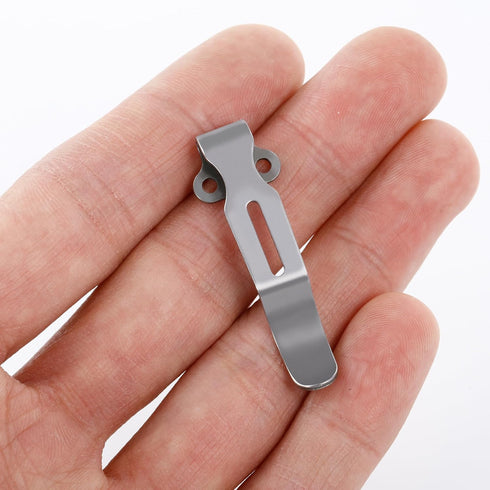 13-Piece Titanium Screw and Pivot Kit, Deep Carry Pocket Clip, Thumb Stud and Omega Spring for Benchmade 535 Bugout, Mini Bugout 533 and Bailout 5...