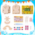 JAS WENAS DIY Birdhouse Craft Kit for Kids - 4 Pack DIY Bird House Kit Painting Puzzle DIY Wooden Assembly, Build and Paint Birdhouse, Wooden Arts...