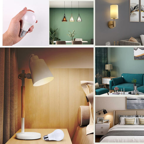 A19 LED Light Bulbs 100 Watt Equivalent LED Bulbs, 5000K Daylight White, No Flicker lights E26 Edison Medium Screw Base Bulbs, 1710Lumens, Non Dim...