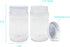 ljdeals 32 oz Clear Plastic Jars with Lids, Storage Containers, Wide Mouth, PET Mason Jars, Food Safe, BPA Free, Pack of 4, Made in USA...