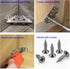 Stainless Steel Furniture Corner Connectors, Corner Brackets for Wood, Universal Furniture Multifunctional Corner Connector, Silvery 10 packs(Cont...