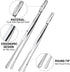 Hotec Stainless Steel Kitchen Tweezers Professional Kitchen Tongs for Cooking,Grill and Baking, Extra-Long Foood Tweezers, Set of 2-10 and 12inch...