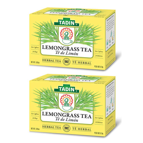 Lemongrass Lemon Tadin Tea - Te De Limon - Premium Tea for Nerves - PACK OF 2...