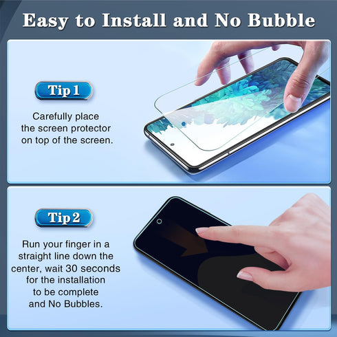[3-Pack Screen Protector for Samsung Galaxy S20 FE 5G Tempered Glass, 9H Hardness, Bubble Free, Easy to Install...