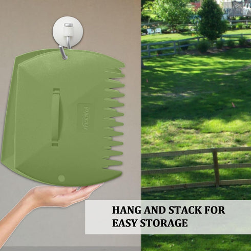 Hand Rakes Leaf Scoops -Large Leaf Grabber for Picking Up Yard Leaves, Lawn Garbage and Grass Clippings...