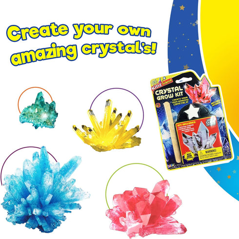JA-RU Magic Crystal Growing Kit (1 Mineral Toy Set) DIY Science Experiments for Kids & Teens. Fun & Cool STEM Educational Lab Toys. Popular Gift I...