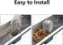 DEAYOU 12 Pack Gutter Guard Strainer, Downspout Rain Protector, Rustproof Gutter Drain Cover for Stop Leaf Debris Blockage...