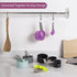 Measuring Cups and Spoons Set of Huygens Kitchen Gadgets 10 Pieces, Stackable Stainless Steel Handle Measuring Cups for Measuring Dry and Liquid I...