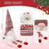 Gnome Christmas Tree Topper,Gnome Christmas Ornaments Santa Gnomes Plush Party Decoration Ornament Supplies...