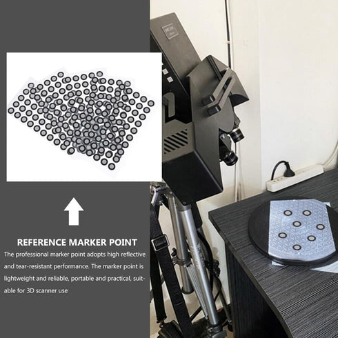 3D Scanning dots,Scanning Markers,Tracking dots for 3D Scanning,High Reflective 3D Scanner dots,Diffuse Reflection Markers Easily Compatible with ...