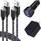 USB Charger for Samsung Galaxy S24 A10E A50 A70 A80 Note 20 Ultra S23 S22 S21 S20 FE S10E S9 A15 A03s A04s A14 A13 A12 A53 A54 A51 A11 A21, Car Ad...