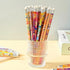 100 pieces Happy Birthday Pencils Colorful Printed Birthday Pencils With Top Erasers Perfect For Teachers Classrooms Reward Birthday Party Kids Gi...