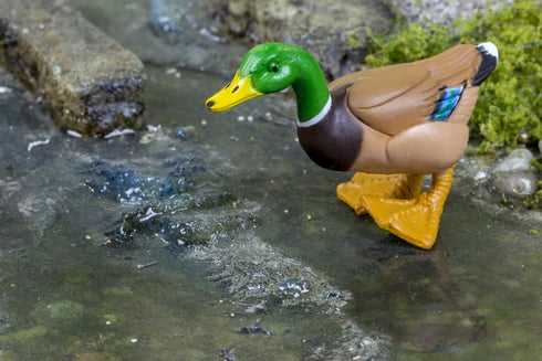 Safari Ltd. Mallard Duck Figurine - Hand-Painted, Realistic 3" Model Figure - Fun Educational Toy for Boys, Girls & Kids Ages 3+...