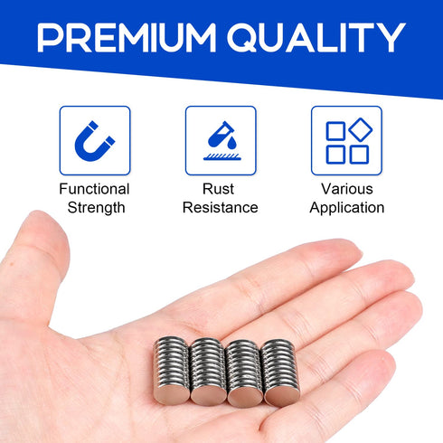 Small Magnets, 200Pcs Small Round Refrigerator Magnets Tiny Neodymium Disc Magnets, Mini Rare Earth Magnets for Fridge, Crafts, Whiteboard, Crafts...
