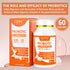Probiotic Capsules, 60 Capsules 120 Billion CFU 18 Strains, Contains 3 Prebiotics, for Men & Women, Once Daily Probiotic Dietary Supplement, Boost...