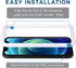 Arae Screen Protector for iPhone 12 Mini, HD Tempered Glass Anti Scratch Work with Most Case, 5.4 inch, 3 Pack...