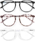 IBOANN Iconic Blue Light Glasses for Woman - Computer Glasses up to 99% Blue Light Blocking - Anti Eyestrain & UV Glare...