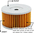 Road Passion Oil Filter for SUZUKI S40 Boulevard 652 2011-2019/ S40 Boulevard 650 2005-2011/ Sp600 600 1985...