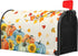 Fall Thanksgiving Mailbox Covers Magnetic Standard Size 18"" X 21"",Orange Blue Pumpkin Maple Leaf Sunflower Mailbox Wraps Post Letter Box Cover f...