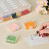 Small Bead Organizers with Handle, 24 Pcs Plastic Storage Cases, Mini Clear Craft Containers with Hinged Lid and Label Small Parts Storage Boxes f...