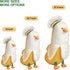 PEACH CAT Cute Banana Duck Stuffed Animal Long Banana Chef Duck Plush Pillow for Girls and Boys White 12"...