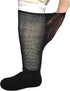 Extra Width Diabetic Socks for Lymphedema, Bariatric Non Binding Knee High Sock for Swollen Edema Cast Feet Mens and Womens Legs, Slouch Boot Sock...