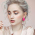 6 Pair Teardrop Chunky Earrings for Women Acrylic Waterdrop Earrings Set Colorful Earrings for Women gifts, Valentine's Day, Christmas, Thanksgivi...